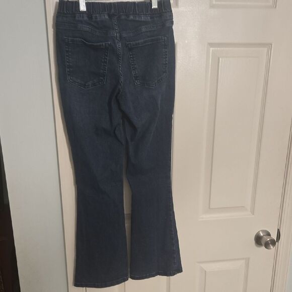Cat & Jack Dark Blue Flare Jeans - Picture 3 of 5